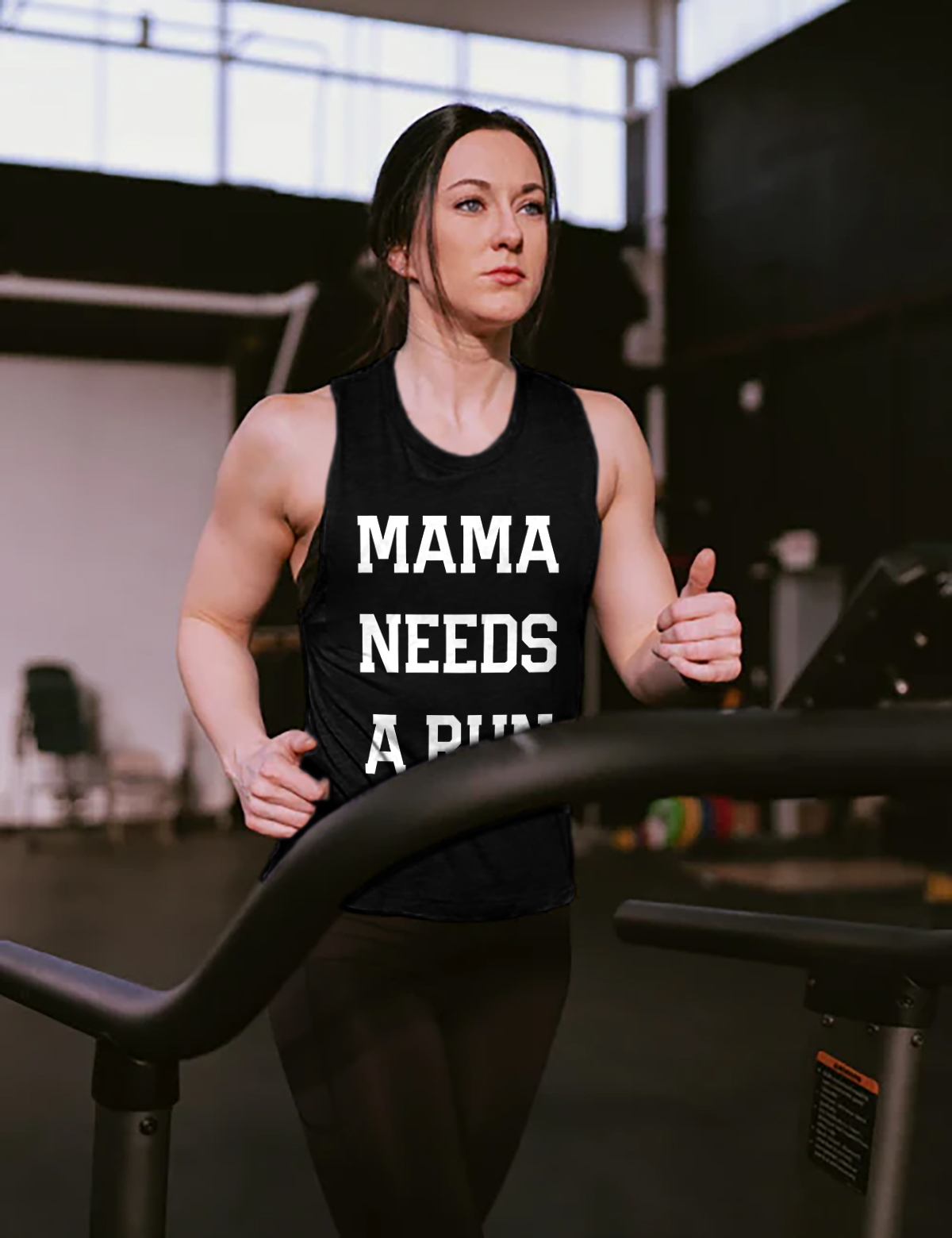 Mama Needs A Run Printed Women's Vest