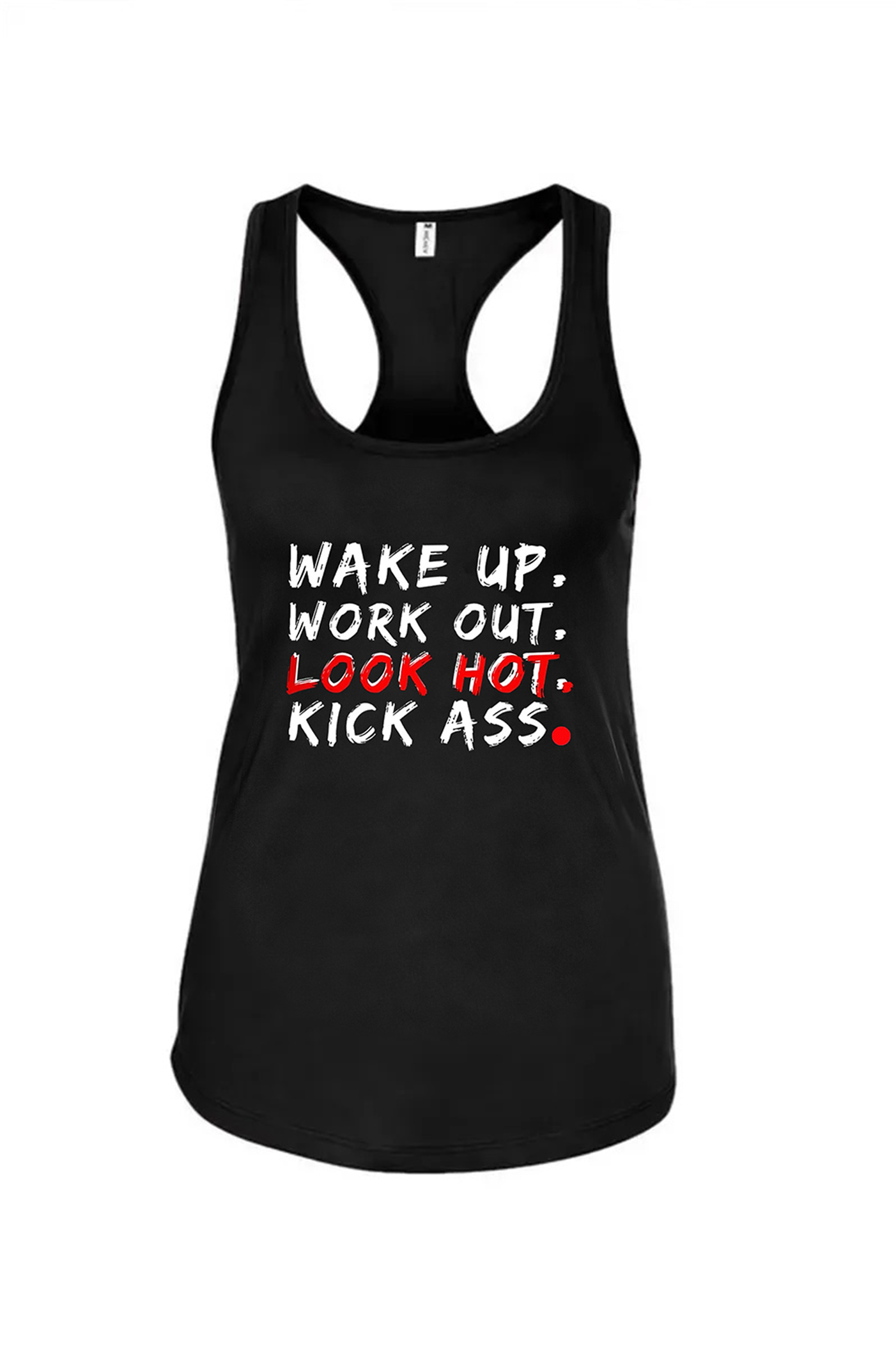 Wake Up. Work Out Print Women's Tank Top