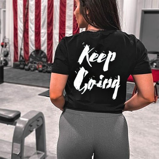 Keep Going Printed Women's T-shirt