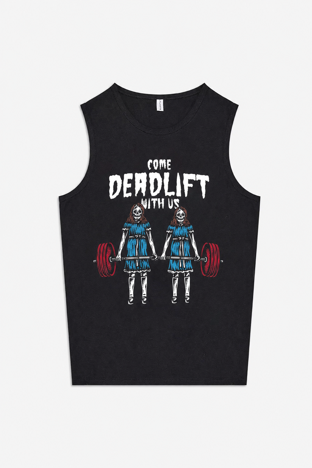 Come Deadlift With Us Print Women's Vest