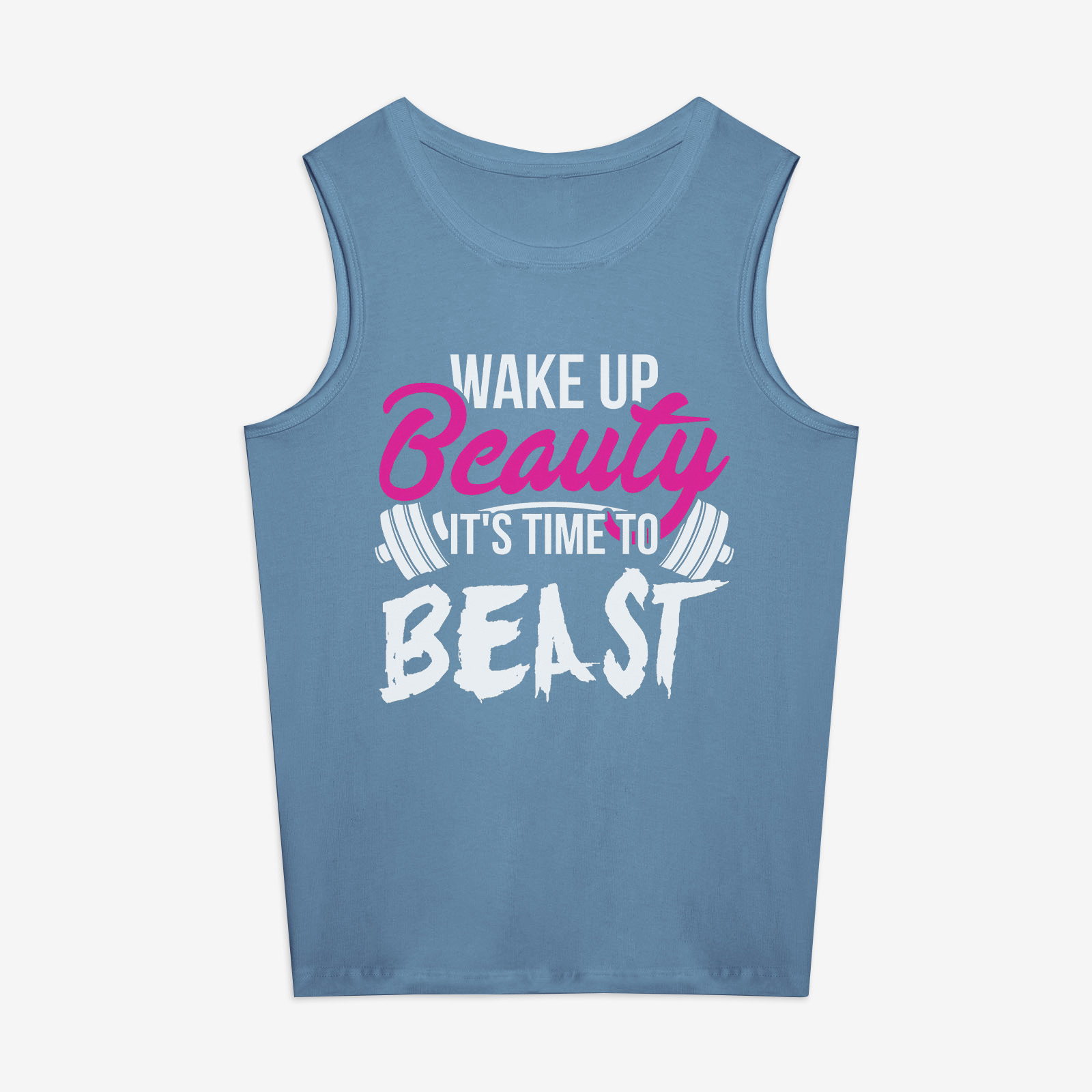 Wake Up Beauty It's Time To Beast Print Women's Vest