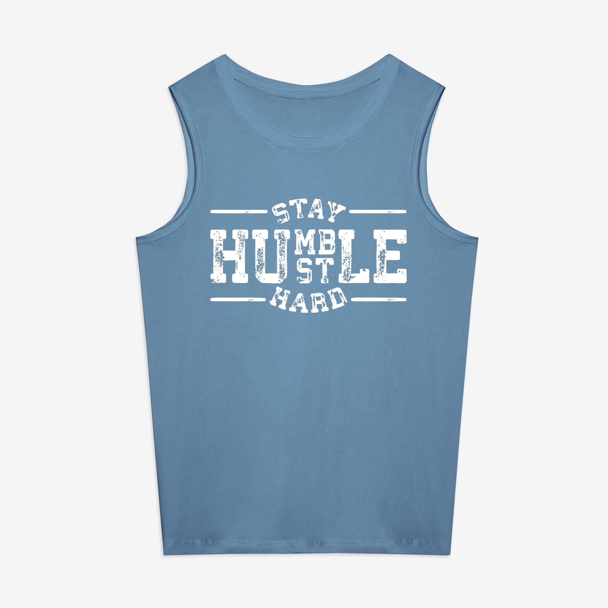 Stay Humble Hustle Hard Printed Women's Vest