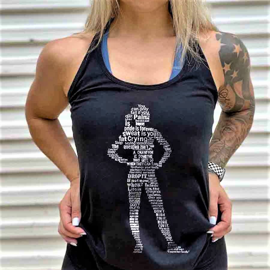 You Can Only Fail If You Quit Printed Women's Tank Top
