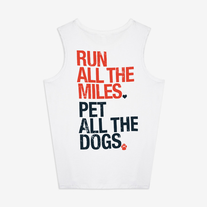 Run All The Miles Printed Women's Vest