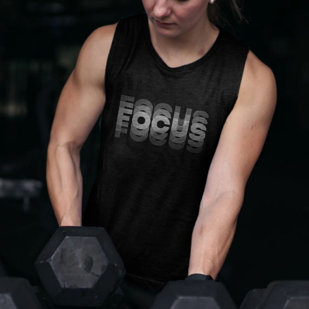 Focus Printed Women's Vest