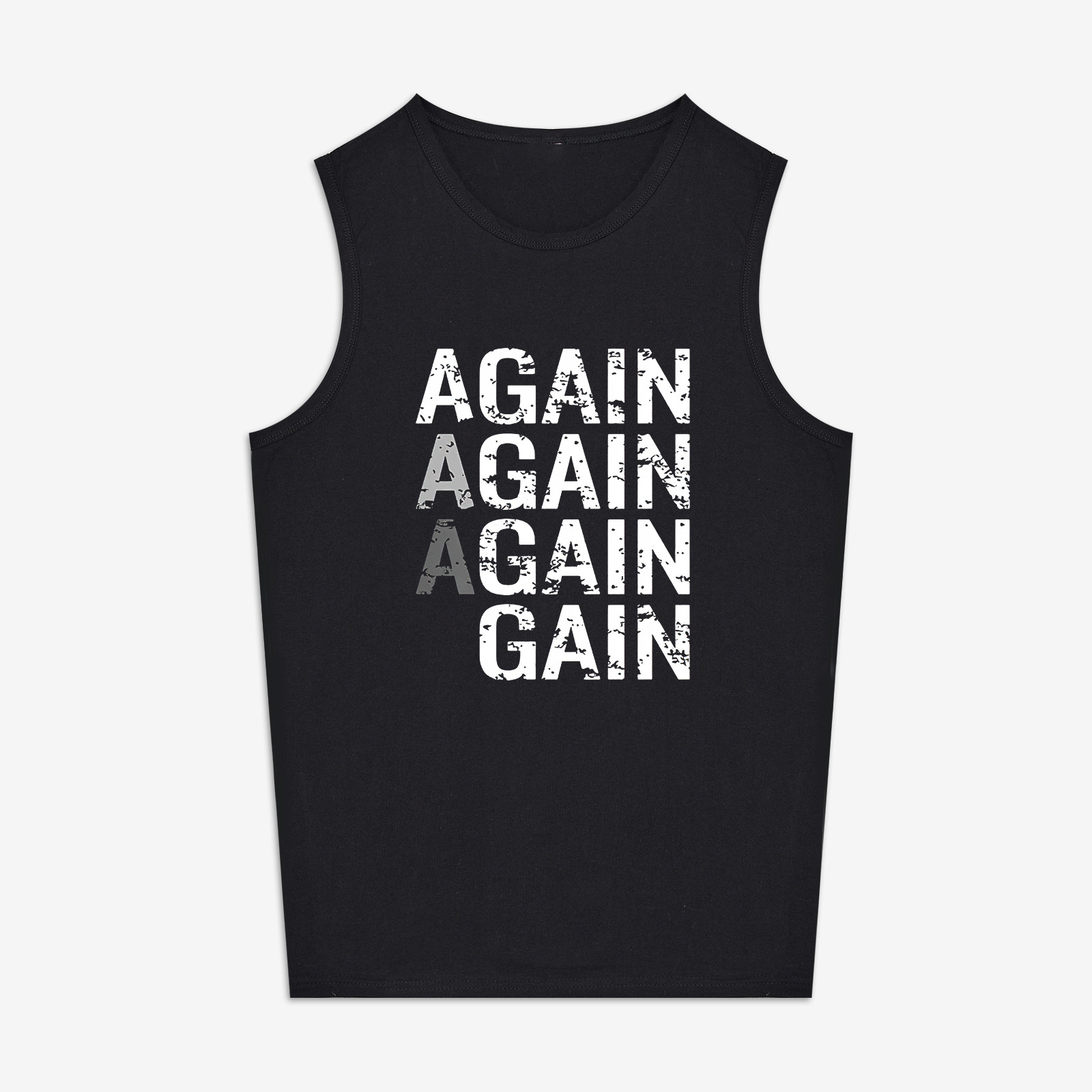 Again Again Again Gain Print Women's Vest