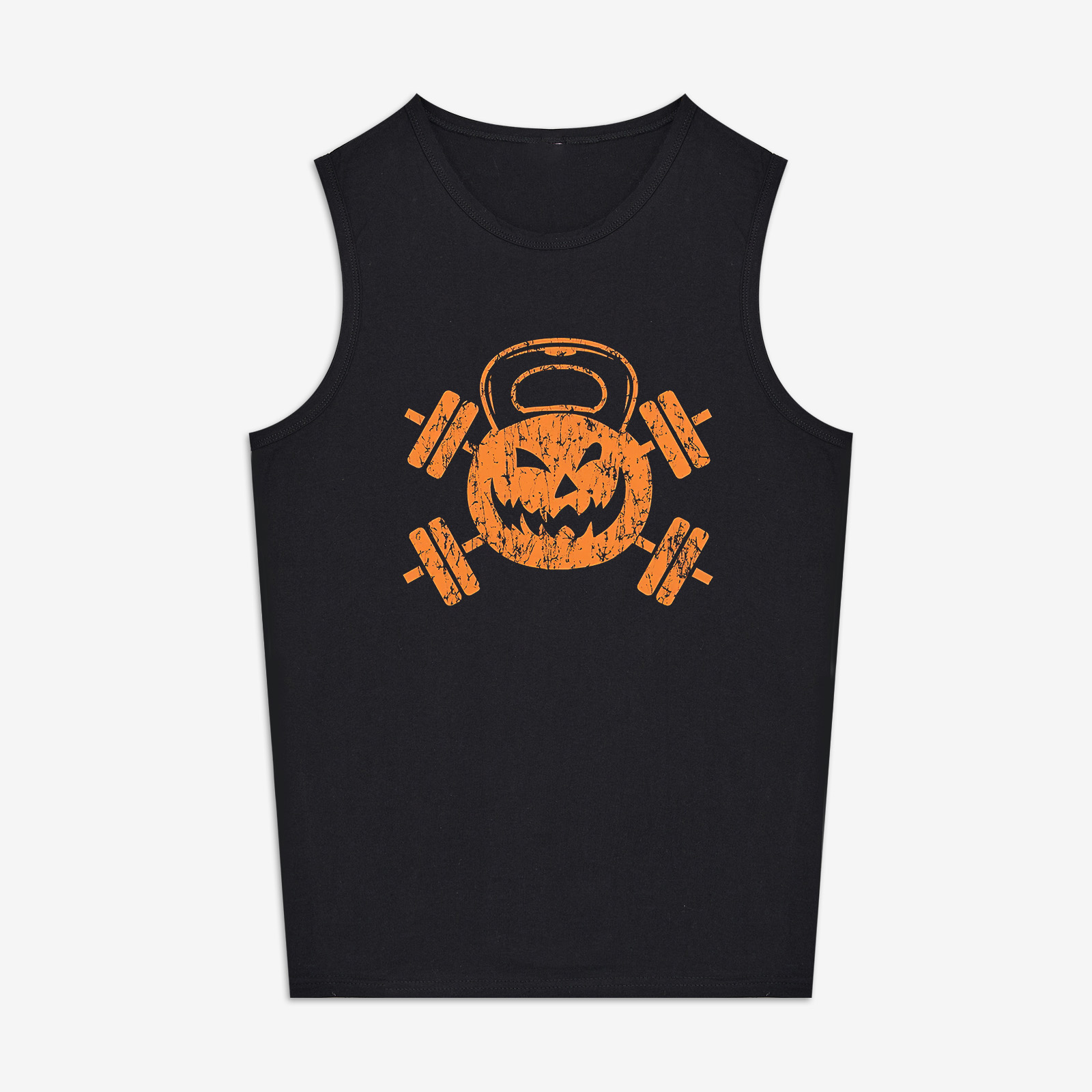 Barbell Alarm Clock Print Women's Vest-traneing