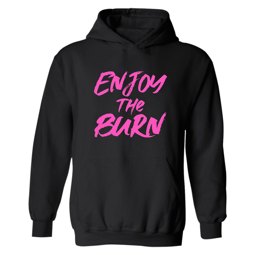 Enjoy The Burn Printed Women's Hoodie-traneing