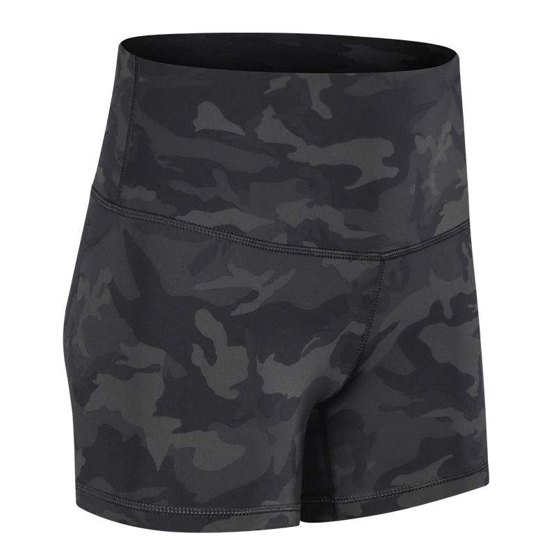 High Waist Stretch Women's Yoga Shorts-traneing