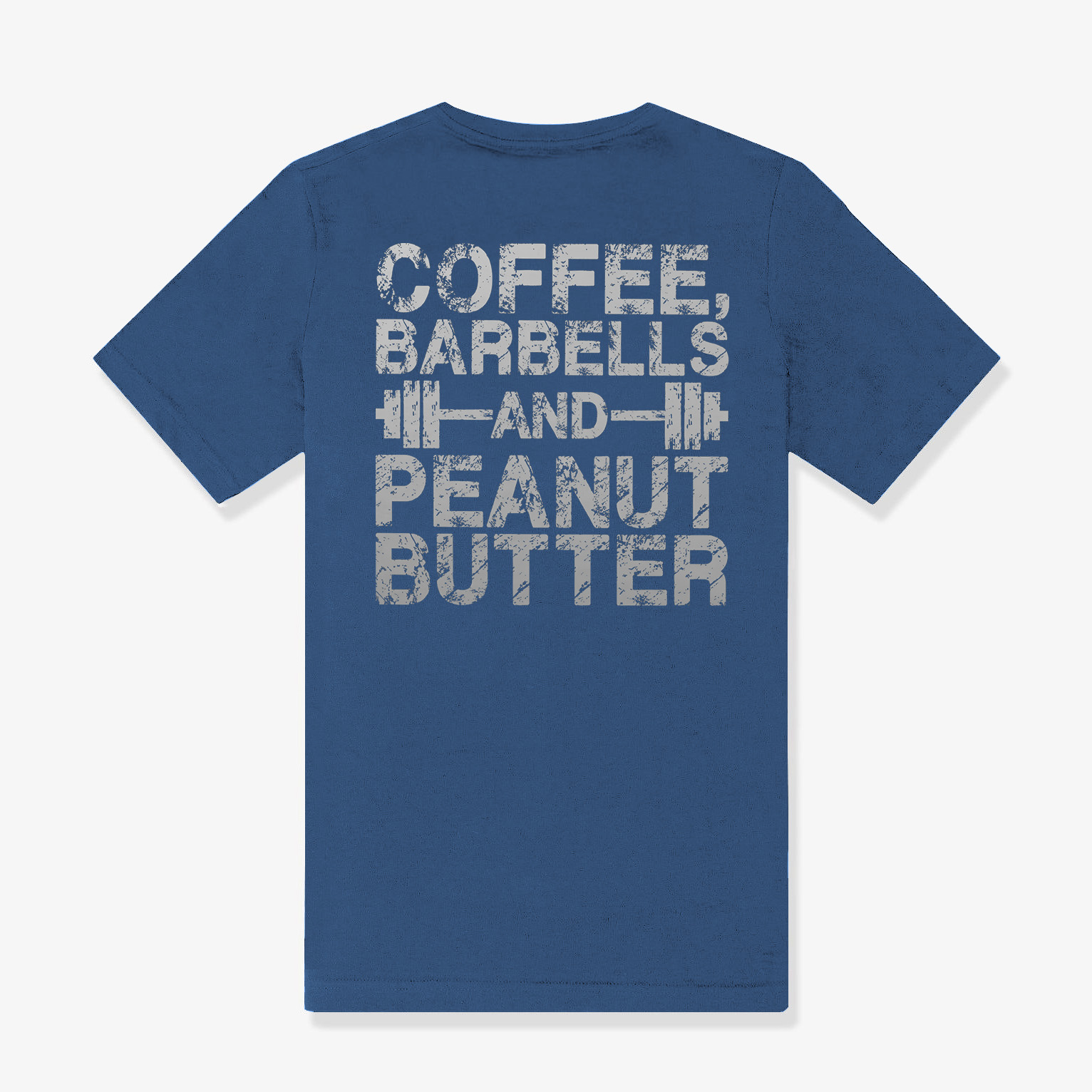 Coffee, Barbells And Peanut Butter Printed Women's T-shirt