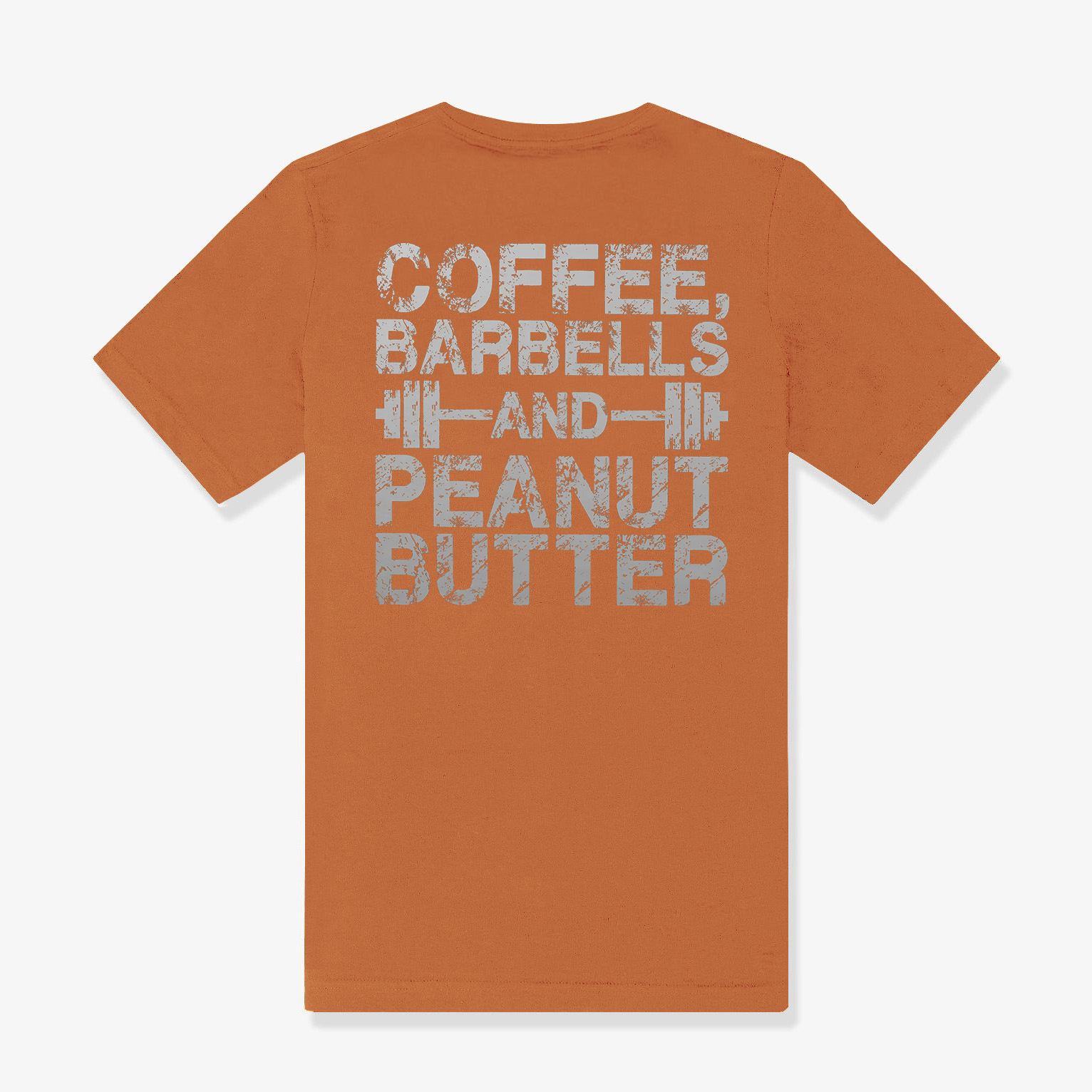 Coffee, Barbells And Peanut Butter Printed Women's T-shirt