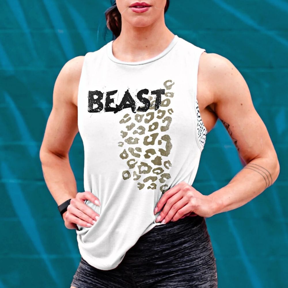 Beast Printed Women's Vest