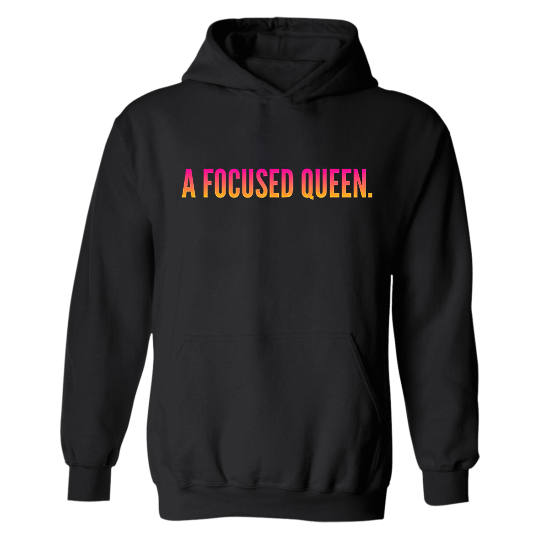 A Focused Queen Printed Women's Hoodie