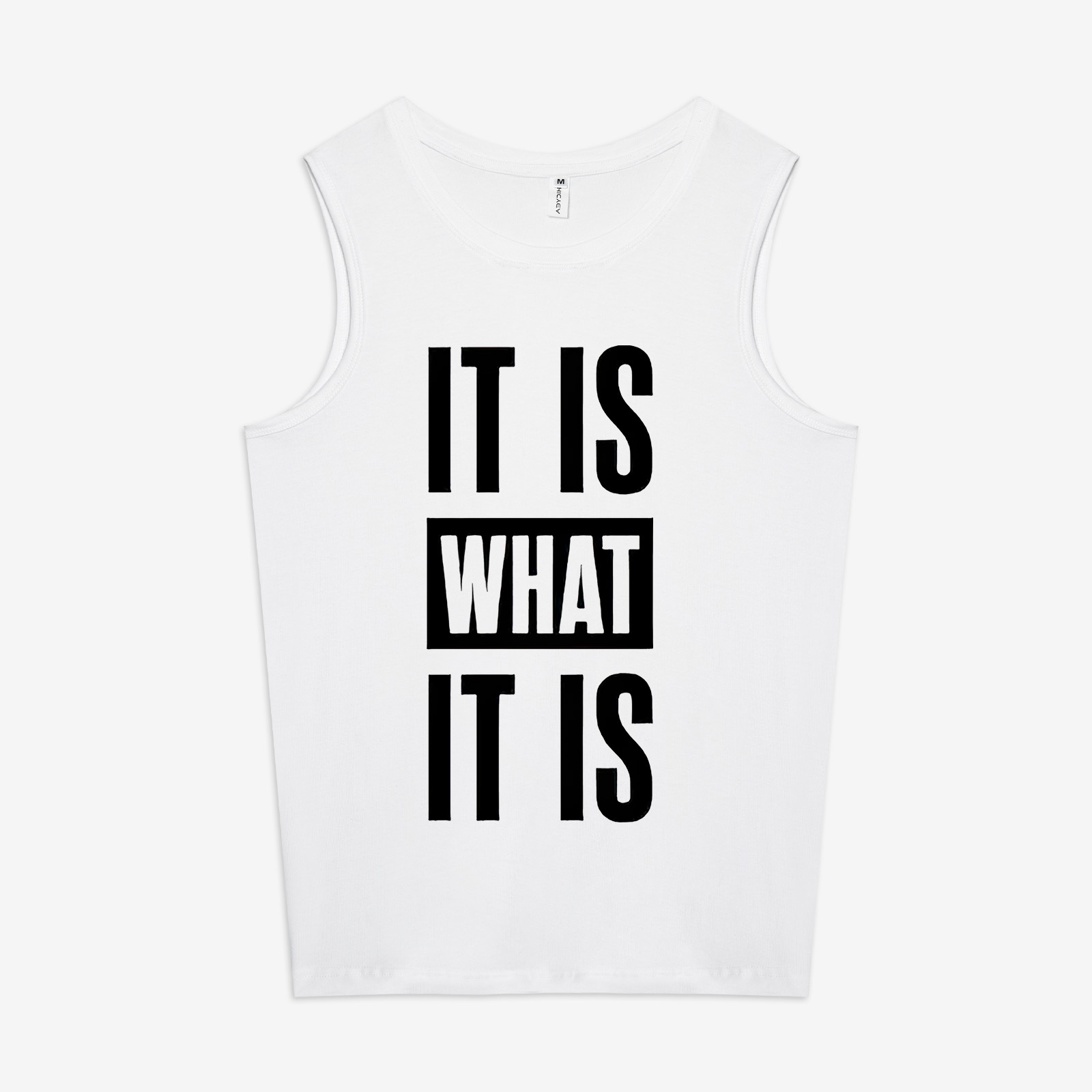 It Is What It Is Printed Women's Vest