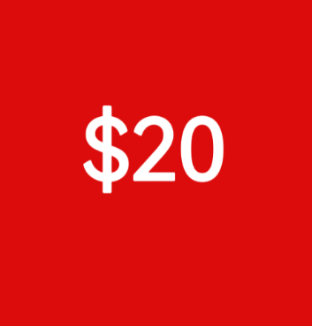  $20