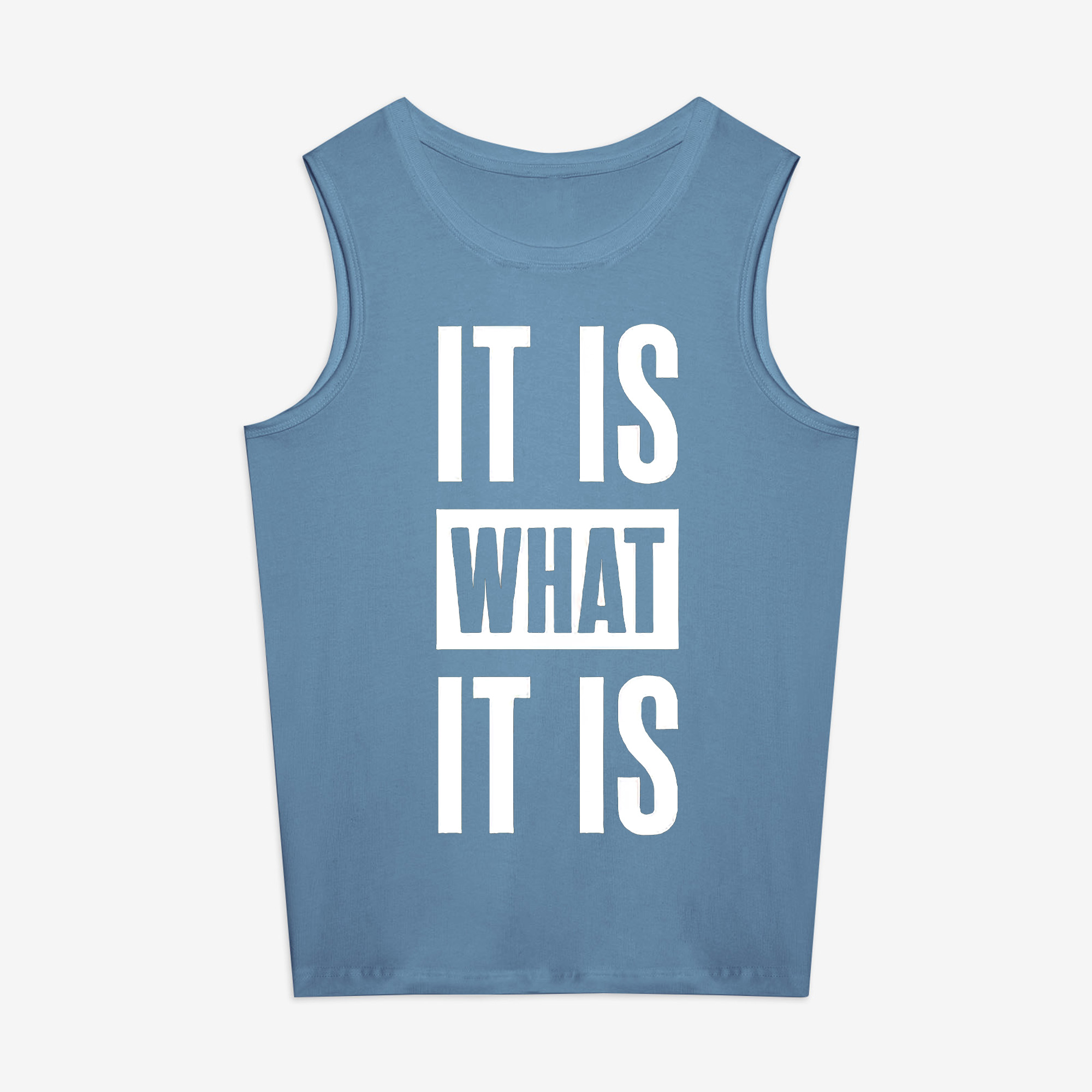 It Is What It Is Printed Women's Vest