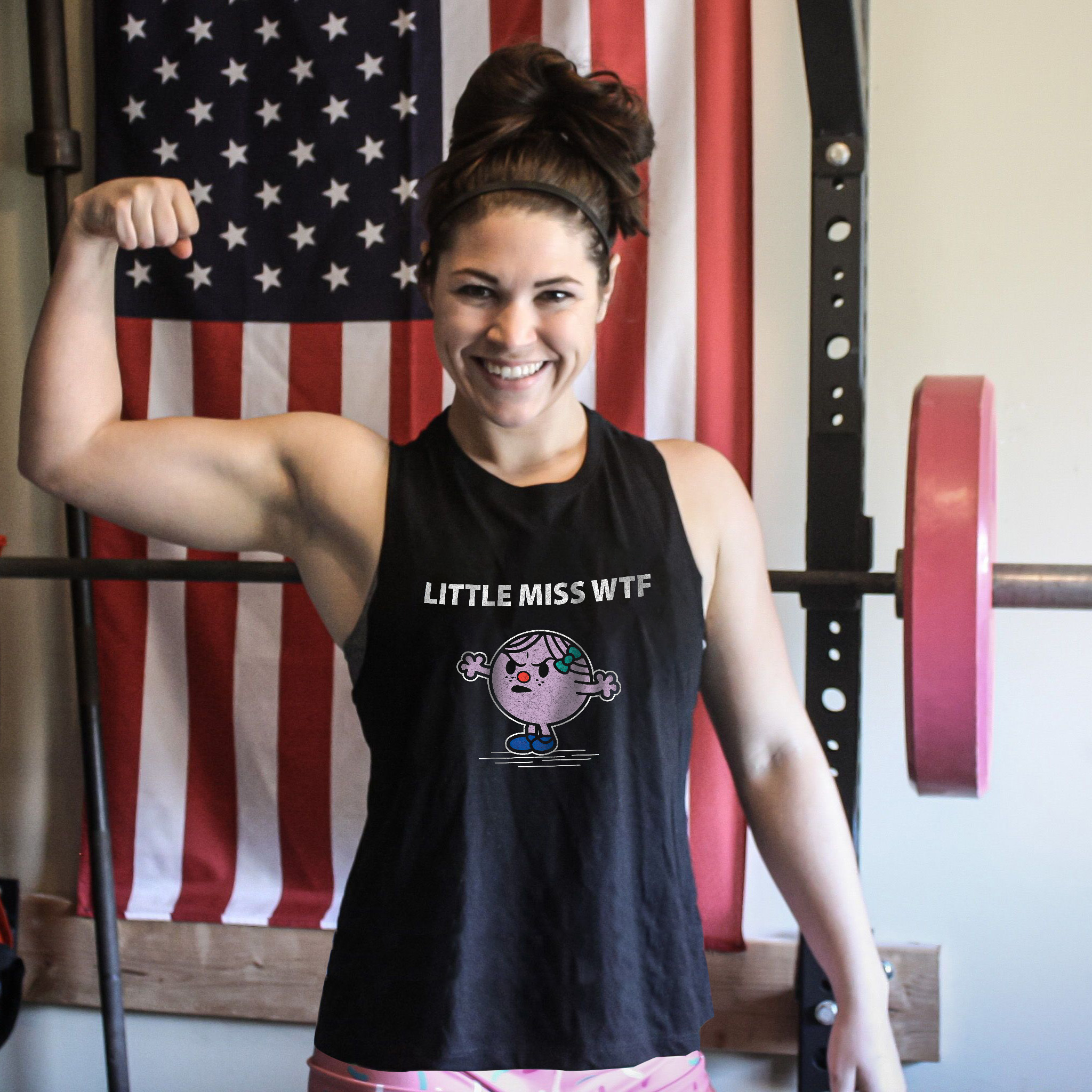 Little Miss WTF Printed Women's Vest