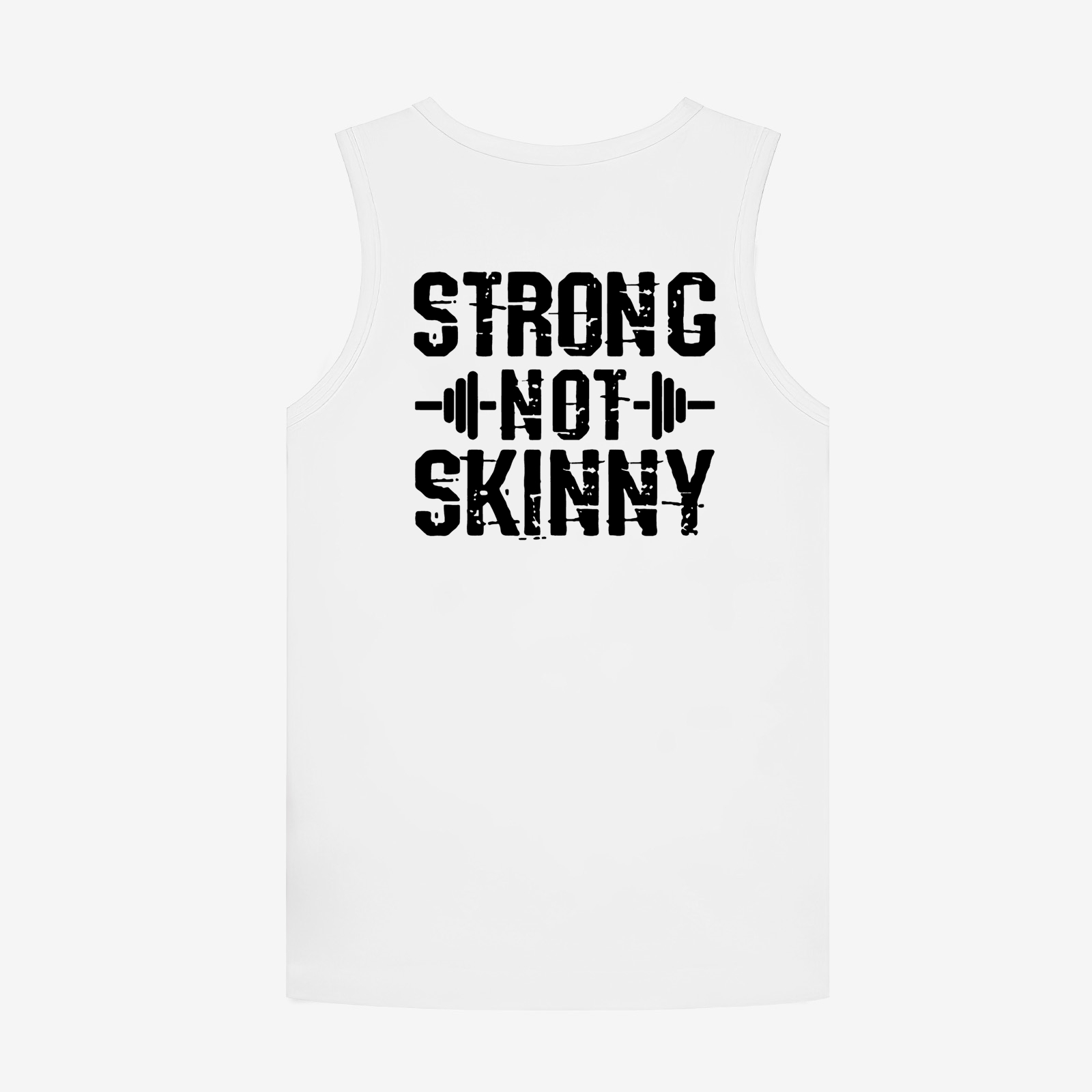 Strong Not Skinny Printed Women's Vest
