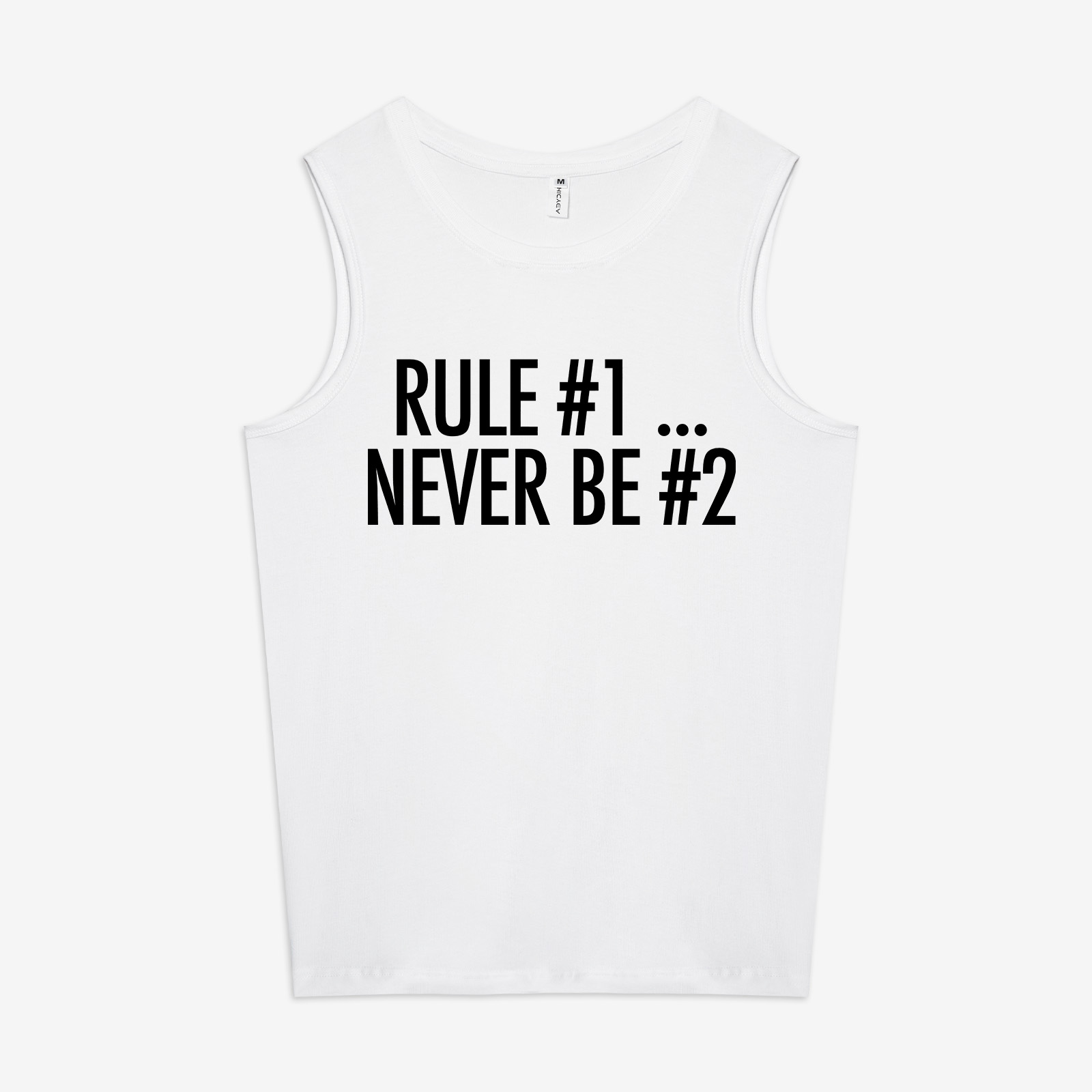 Rule #1... Never Be #2 Print Women's Vest