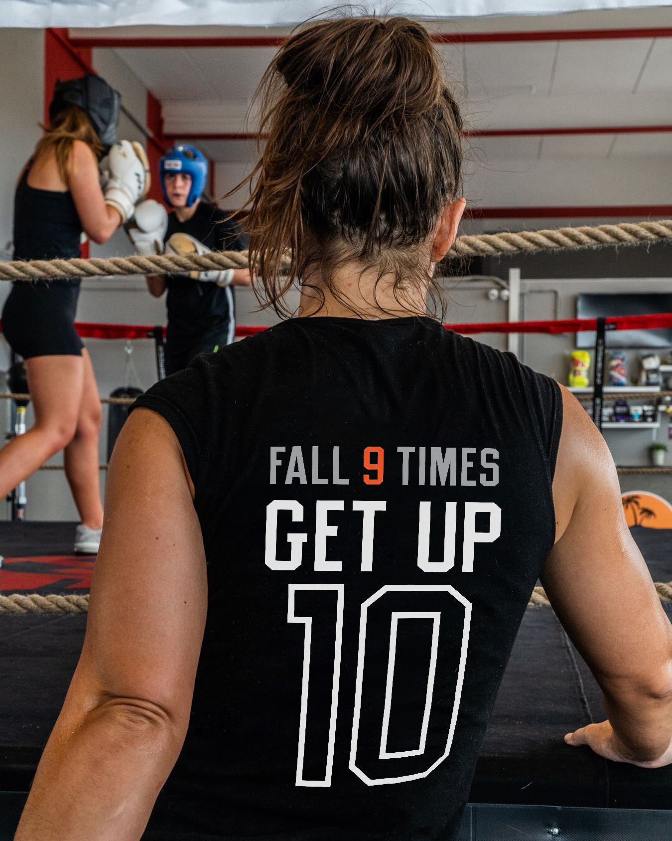 Fall 9 Times Get Up 10 Printed Women's Vest