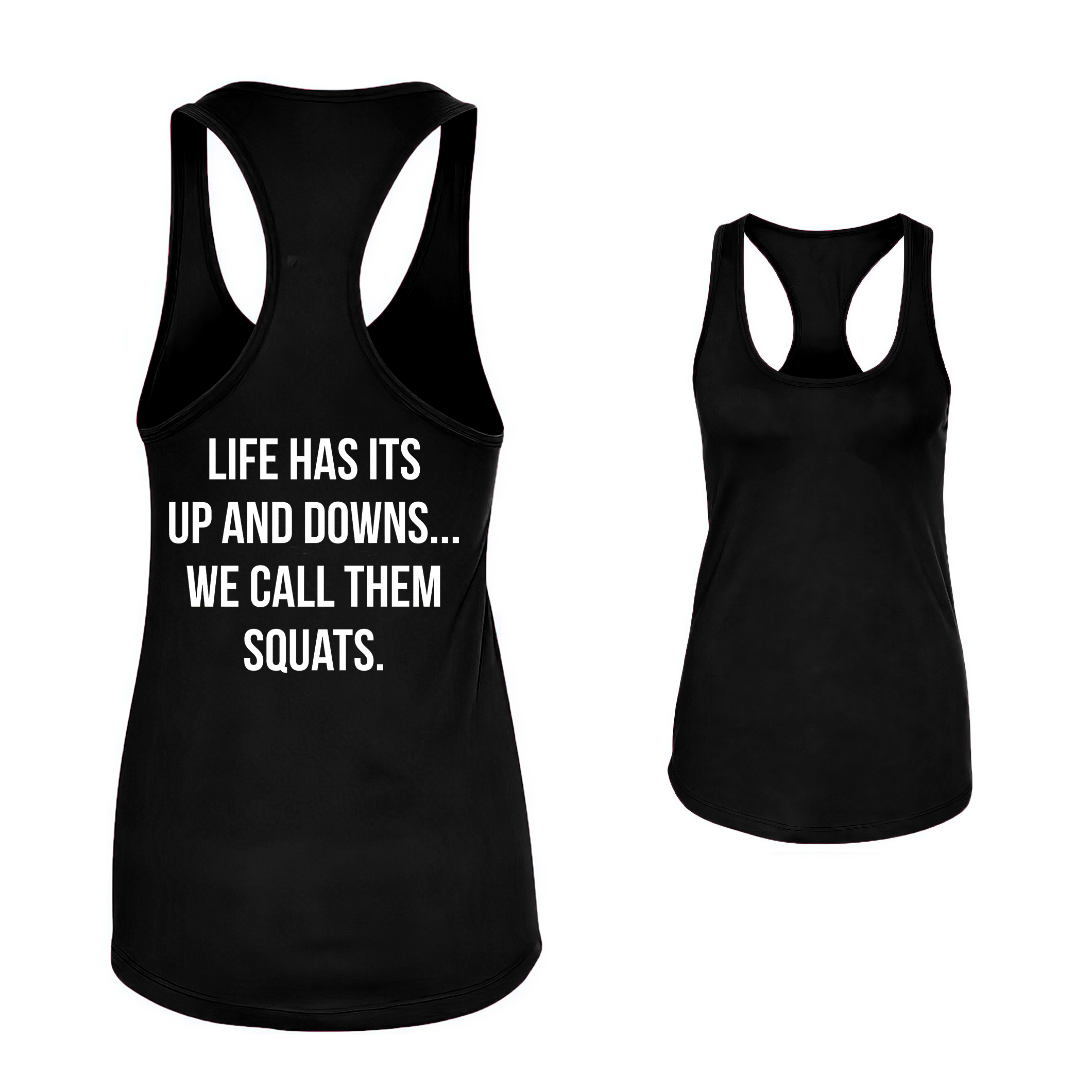 Life Has Its Up And Downs... Print Women's Tank Top-traneing