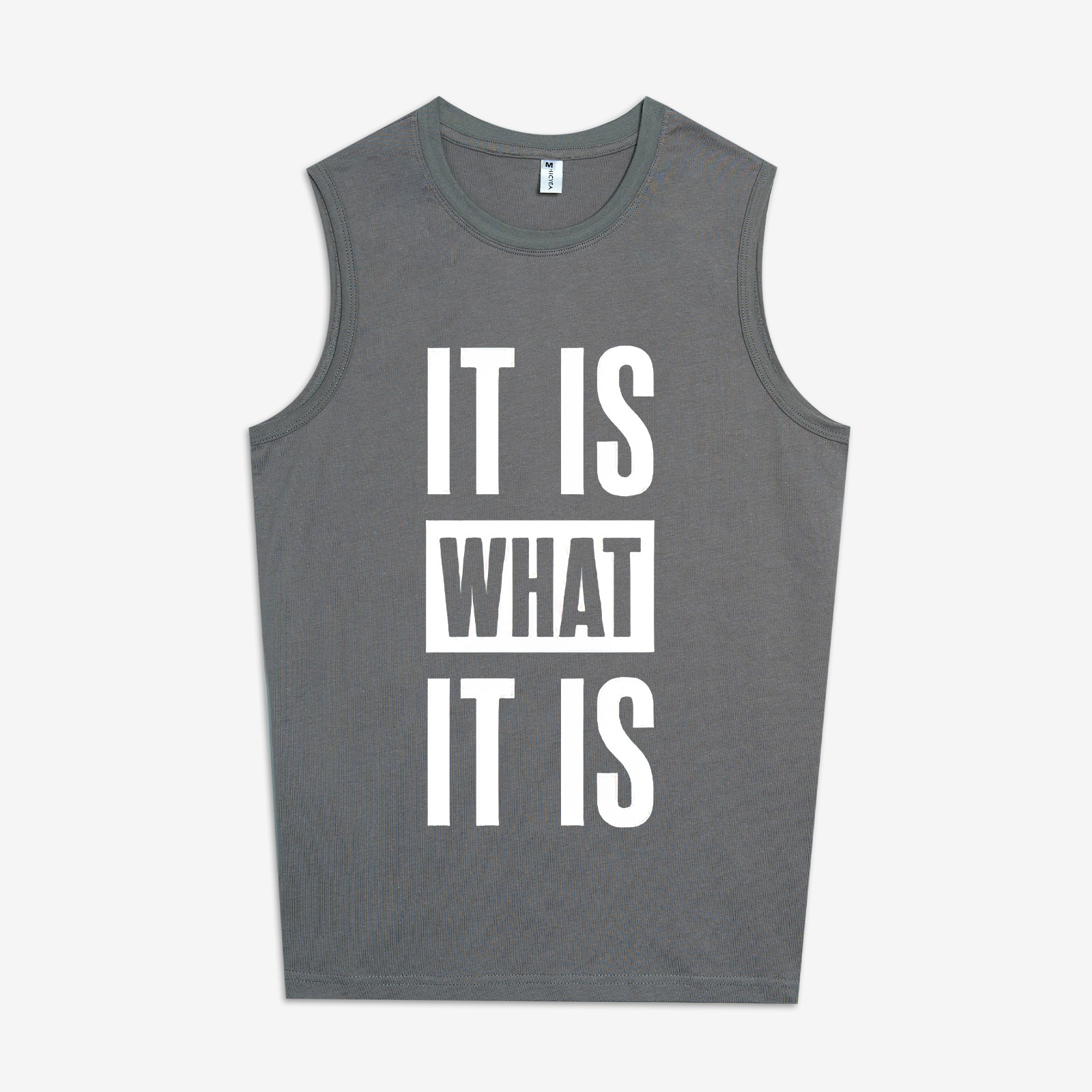 It Is What It Is Printed Women's Vest