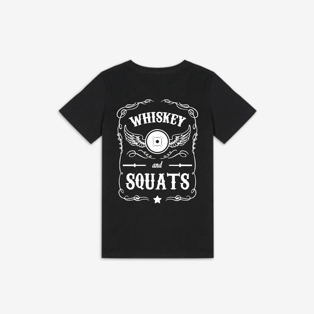 Whiskey And Squats Print Women's T-Shirt