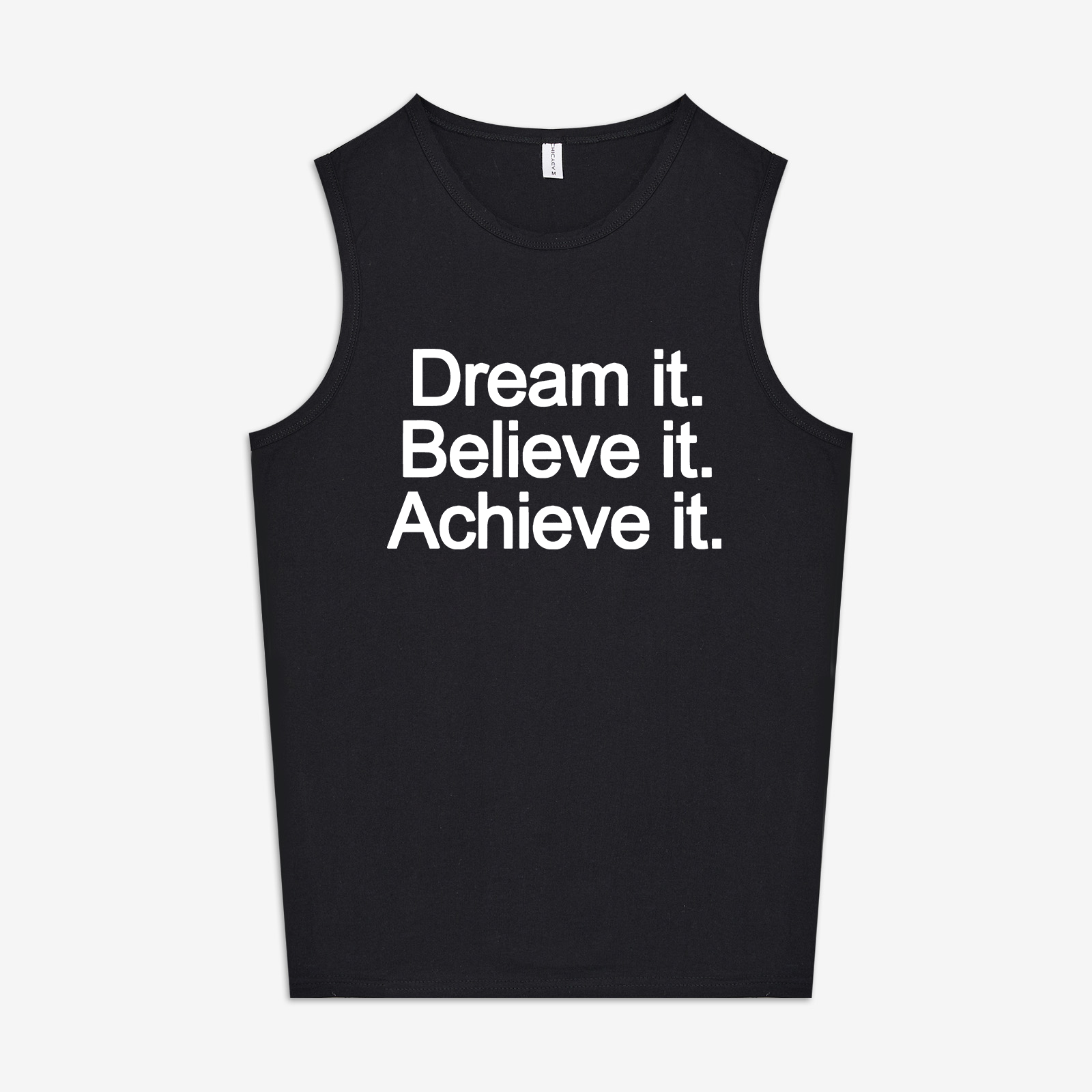 Dream It. Believe It. Achieve It Printed Women's Vest