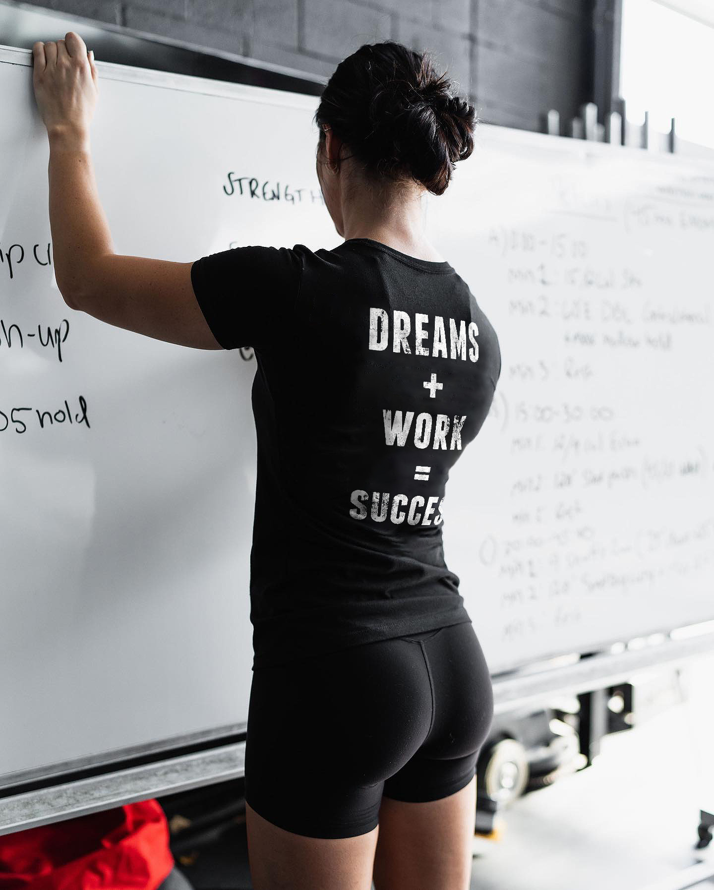 Dreams + Work = Success Printed Women's T-shirt