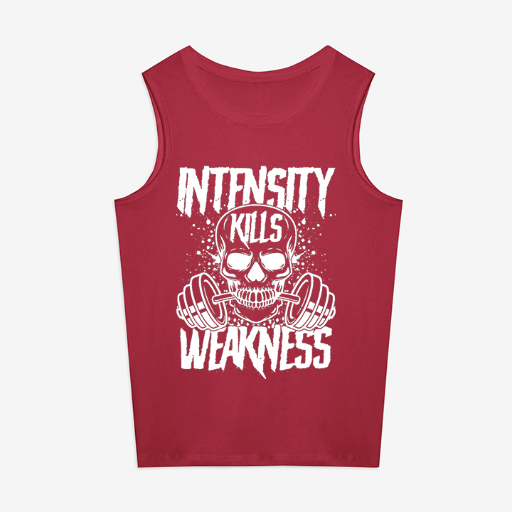 Intensity Weakness Skull Printed Women's Vest