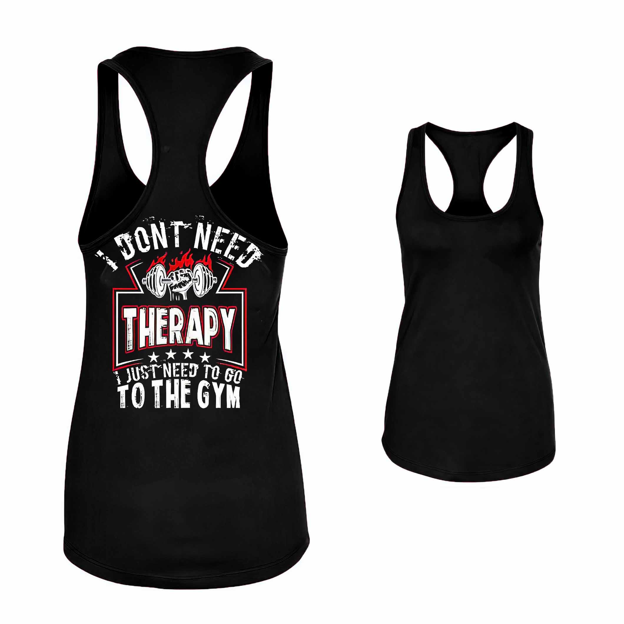 I Don't Need Therapy Printed Women's Tank Top