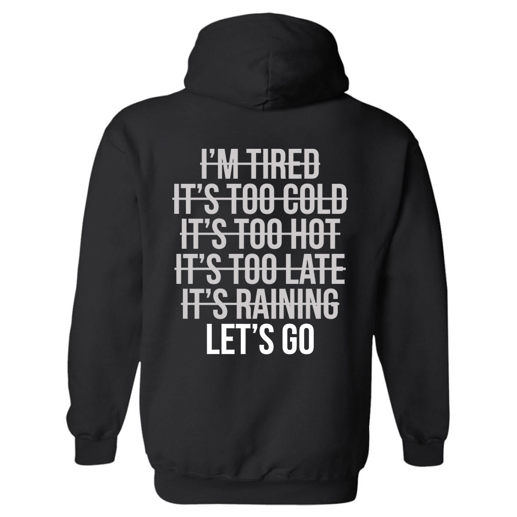 Let's Go Printed Women's Hoodie