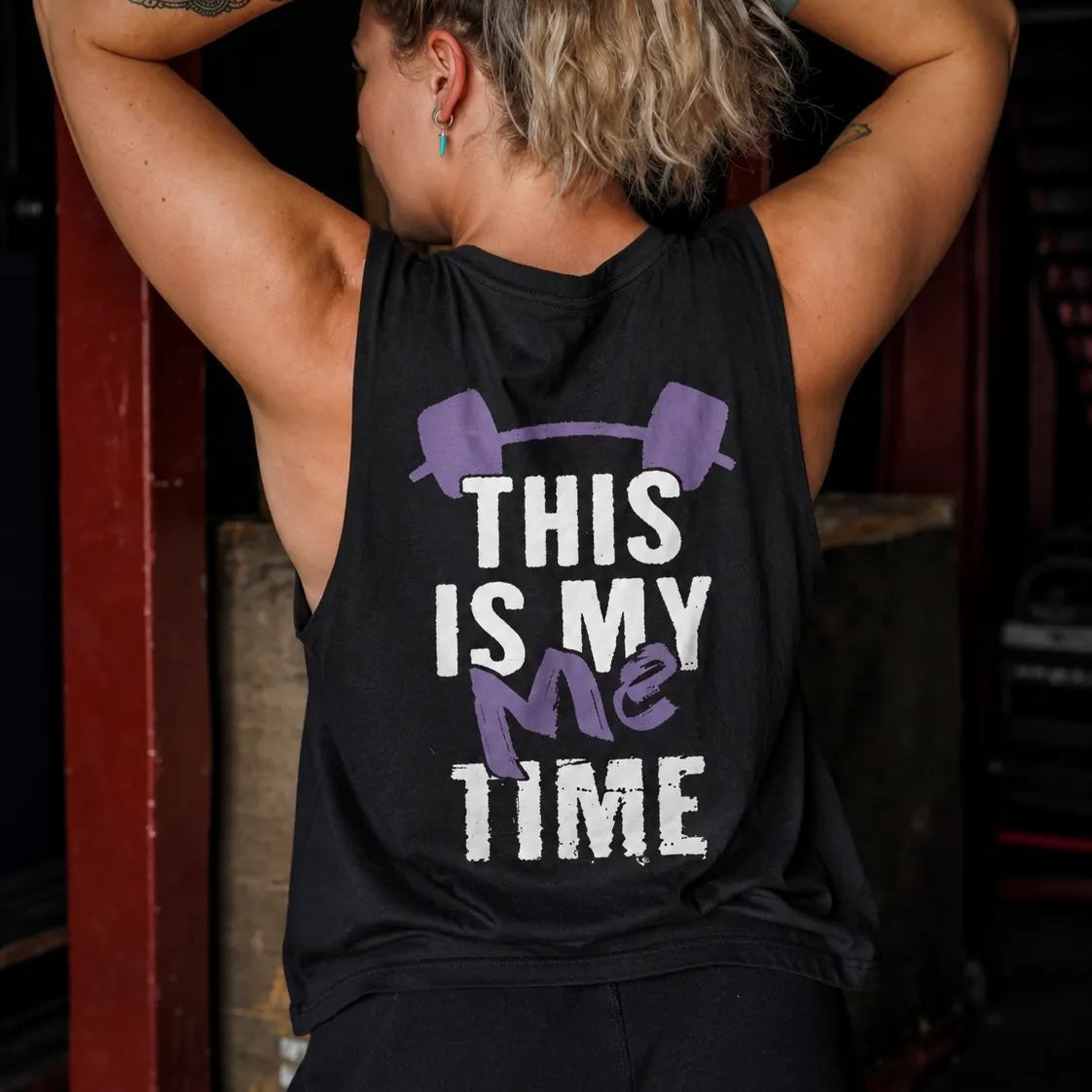 This Is My Time Printed Women's Vest