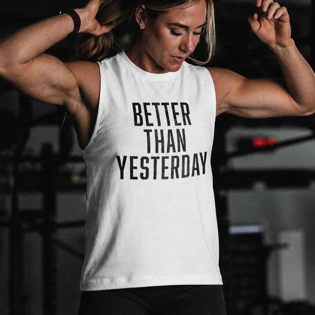 Better Than Yesterday Printed Women's Vest