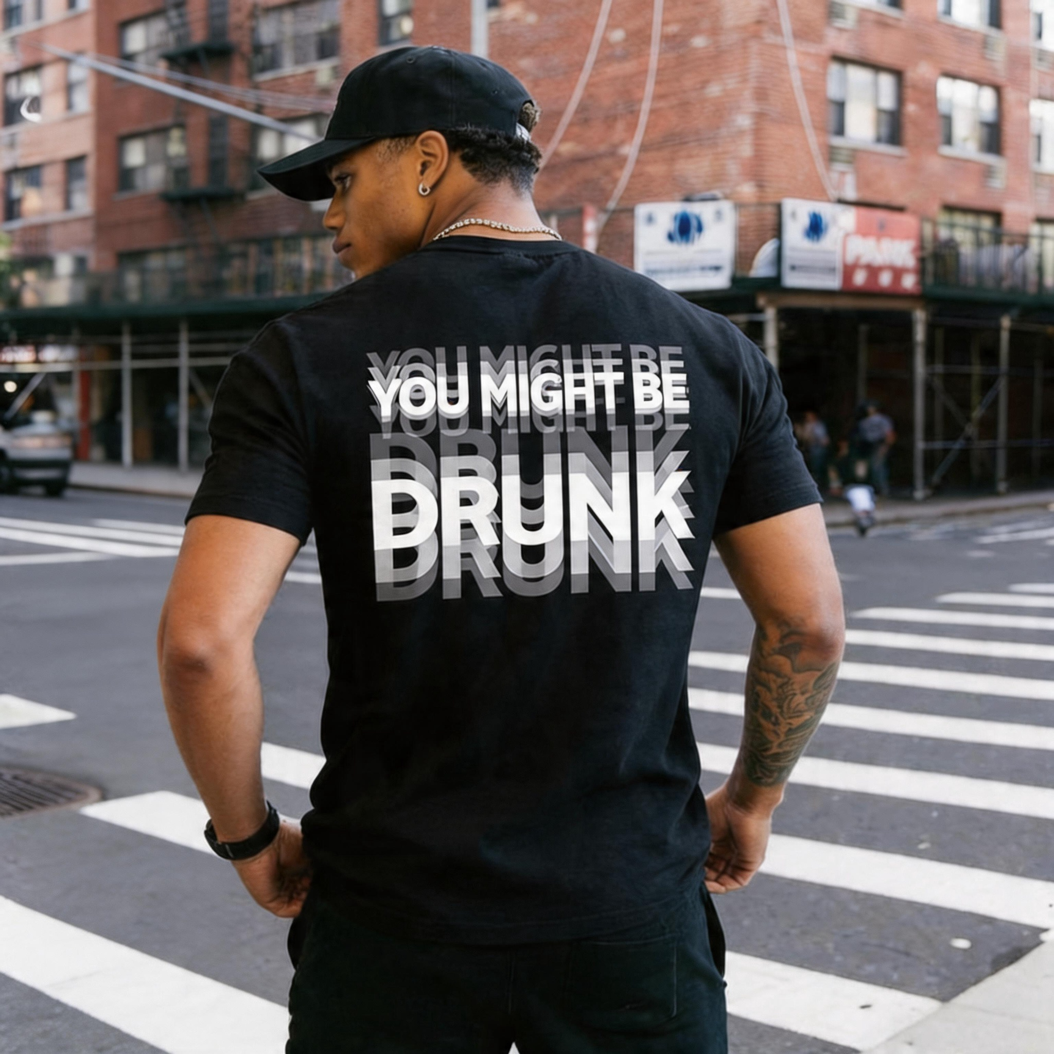 You Might Be Drunk Printed Men's T-shirt Image - 1
