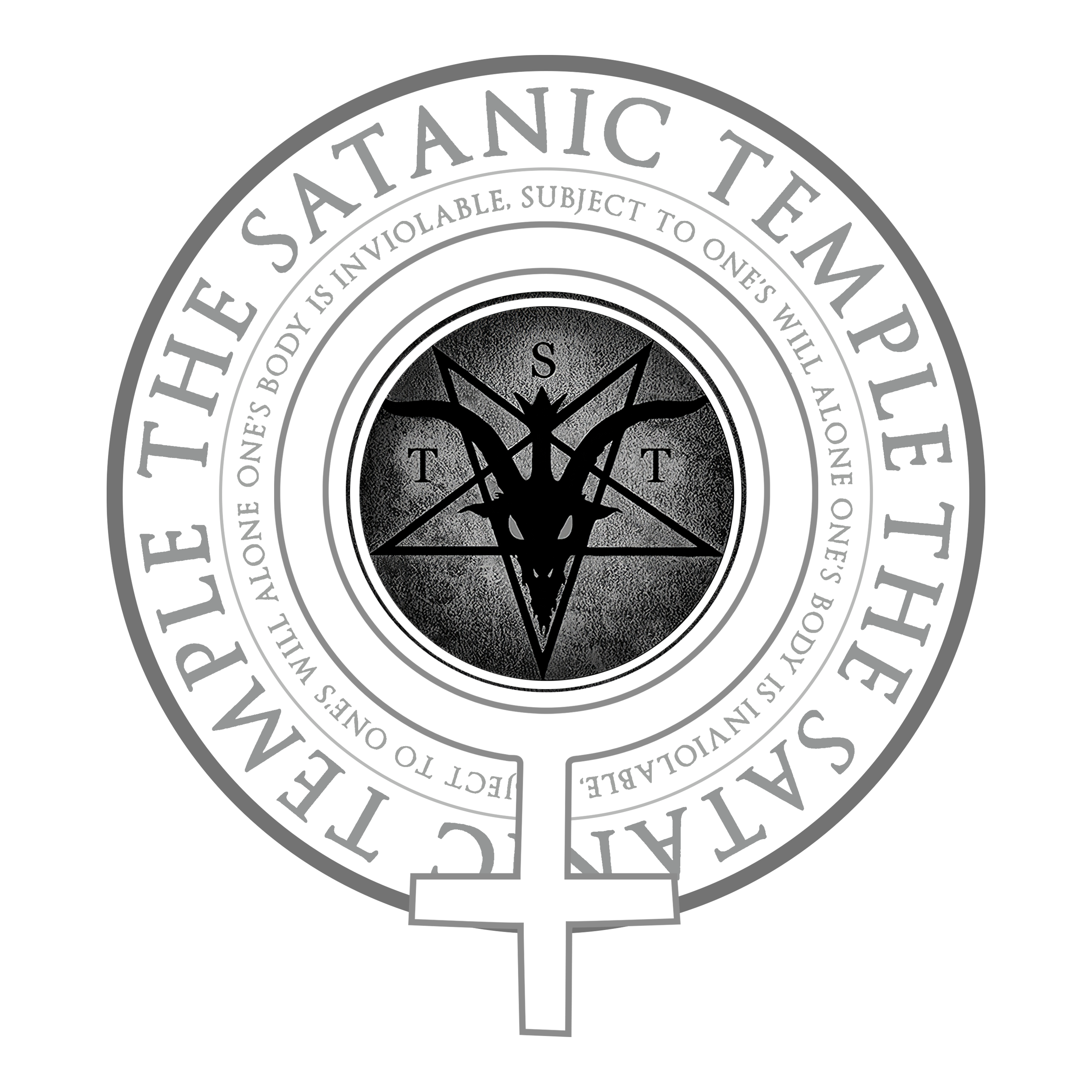 The satanic temple printed designer hoodie-Ranbybox