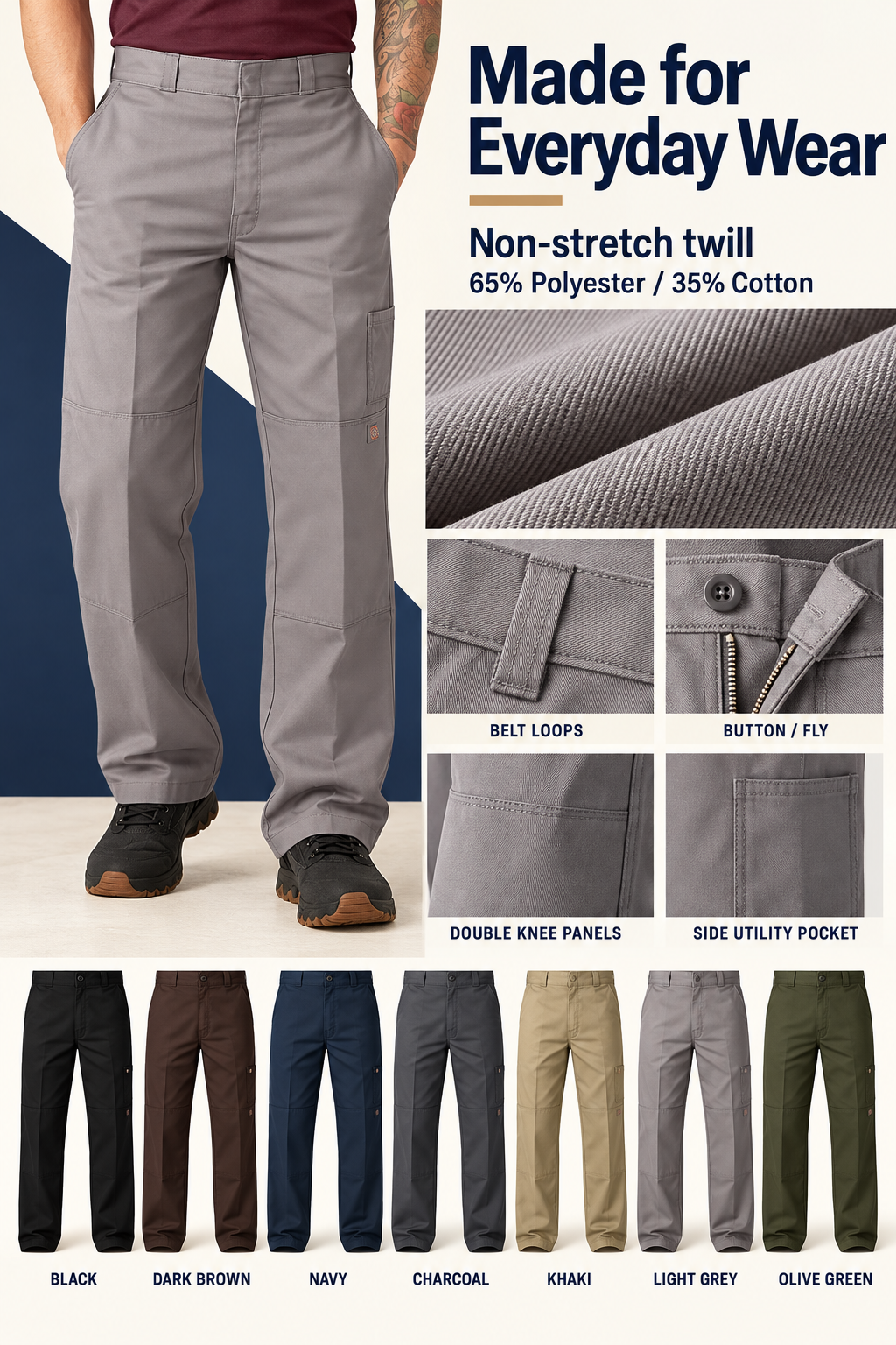 Non-Stretch Twill