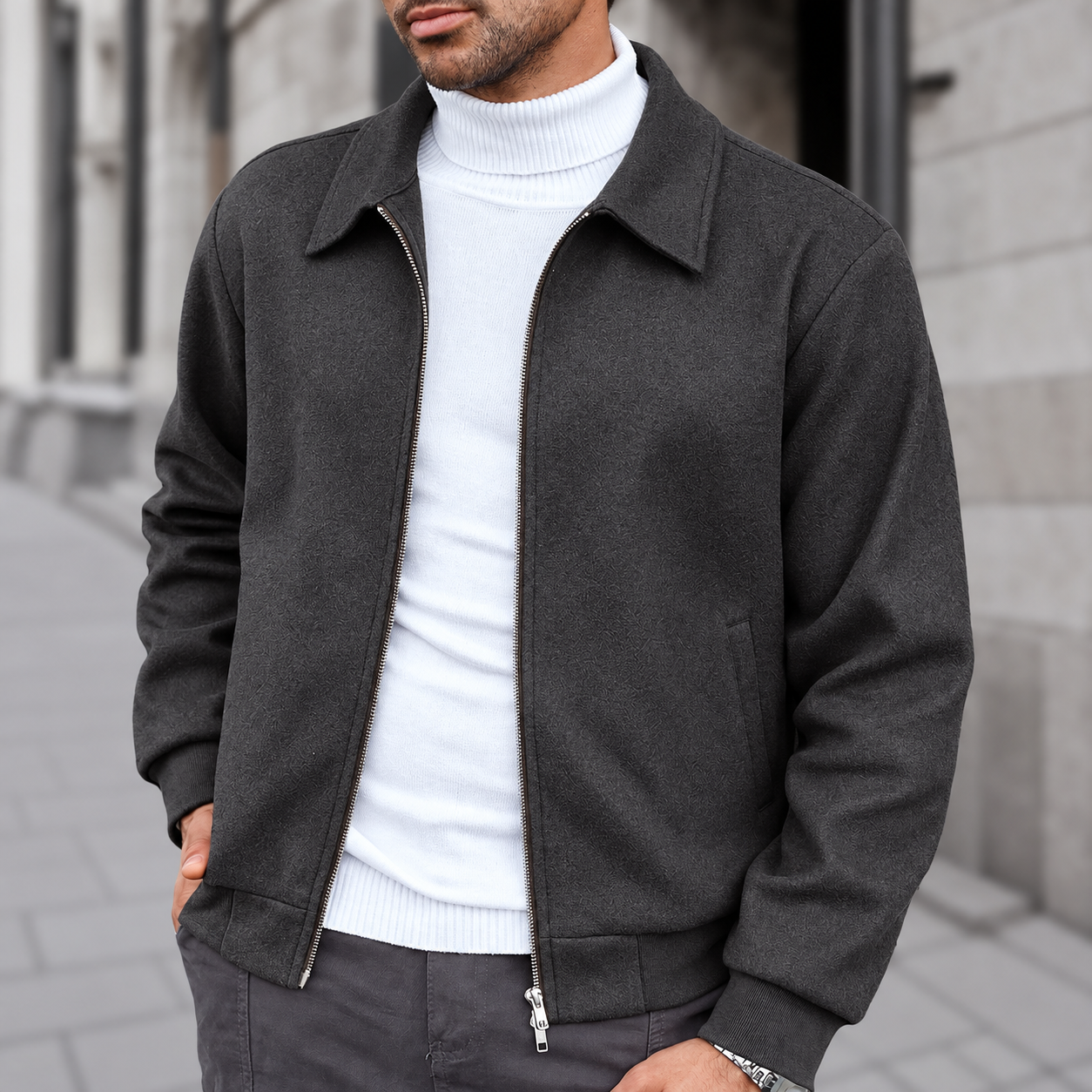 Men's jacket product detail