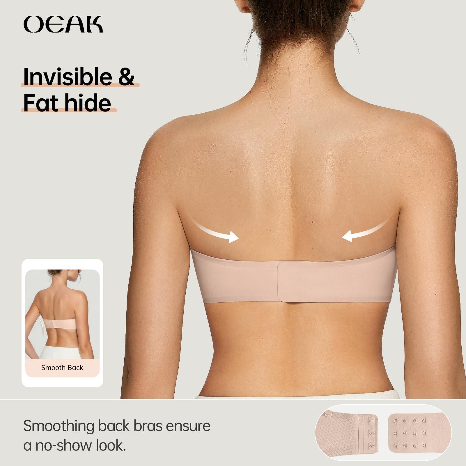 🔥 CLEARANCE SPECIAL – 5 FOR ONLY $23.99! Women’s Strapless Wireless Push-Up Bras – Non-Slip & Seamless Comfort