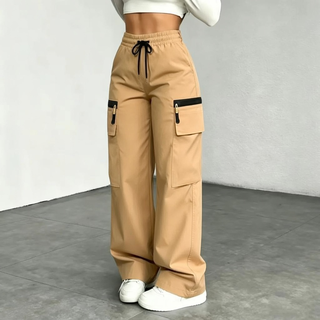 ⚡ FINAL SALE 🔥 10 FOR ONLY $23! Women’s Lightweight Loose-Fit Cargo Pants with Multiple Pockets – Limited-Time Clearance Deal