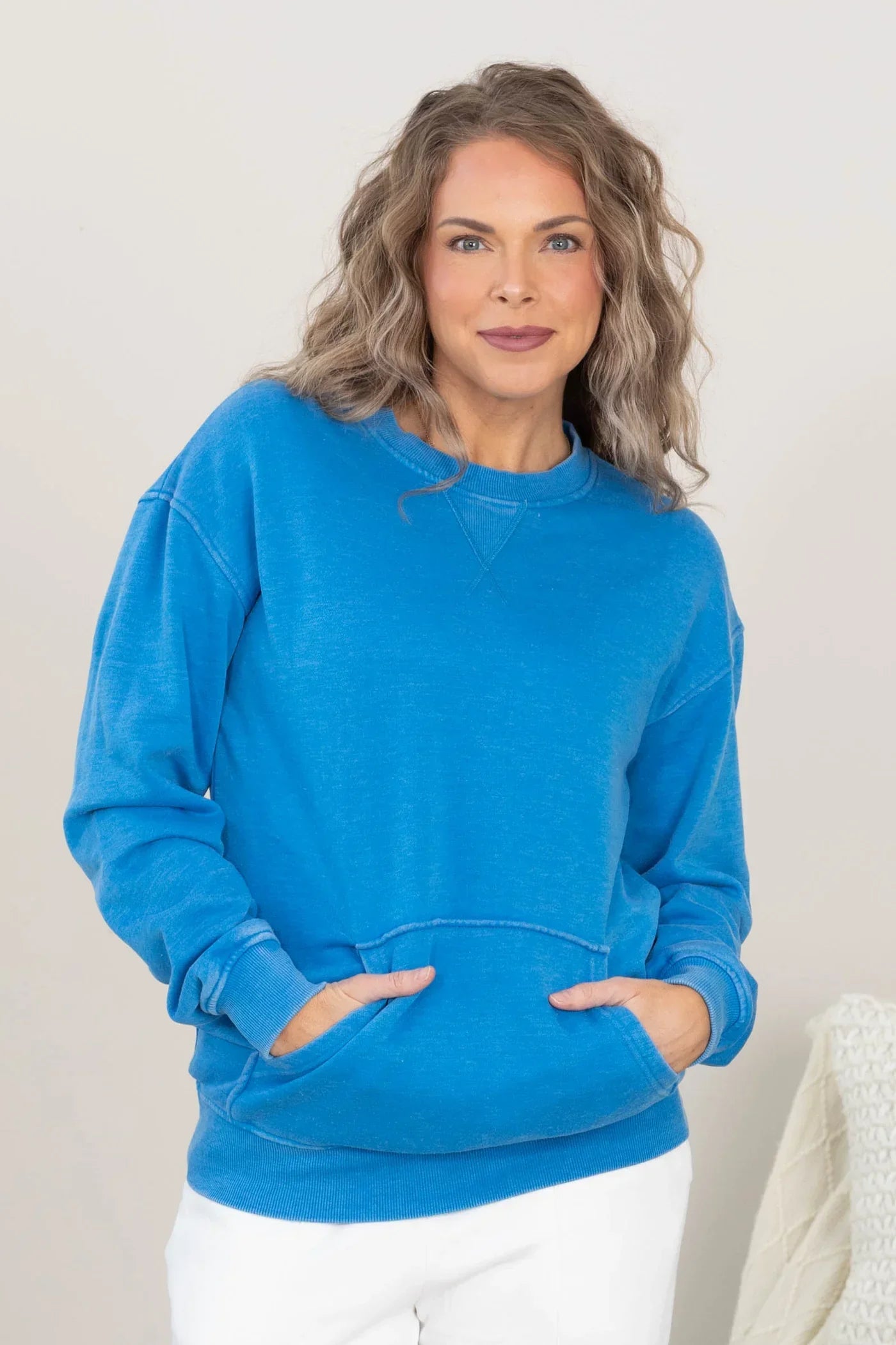 🔥 LAST DAY FALL SALE | 10 FOR ONLY $24.99! Women’s Pigment-Dyed Cozy Crewneck Sweatshirts