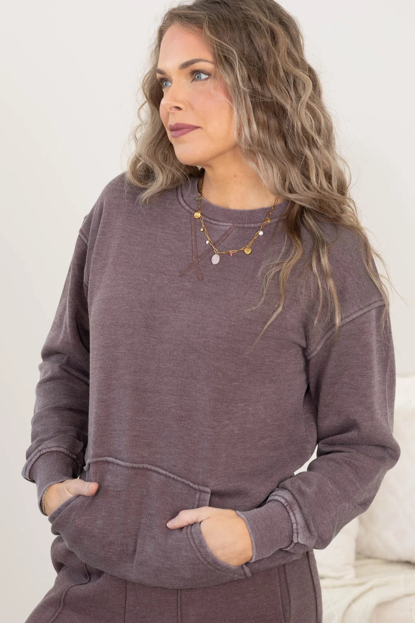 🔥 LAST DAY FALL SALE | 10 FOR ONLY $24.99! Women’s Pigment-Dyed Cozy Crewneck Sweatshirts
