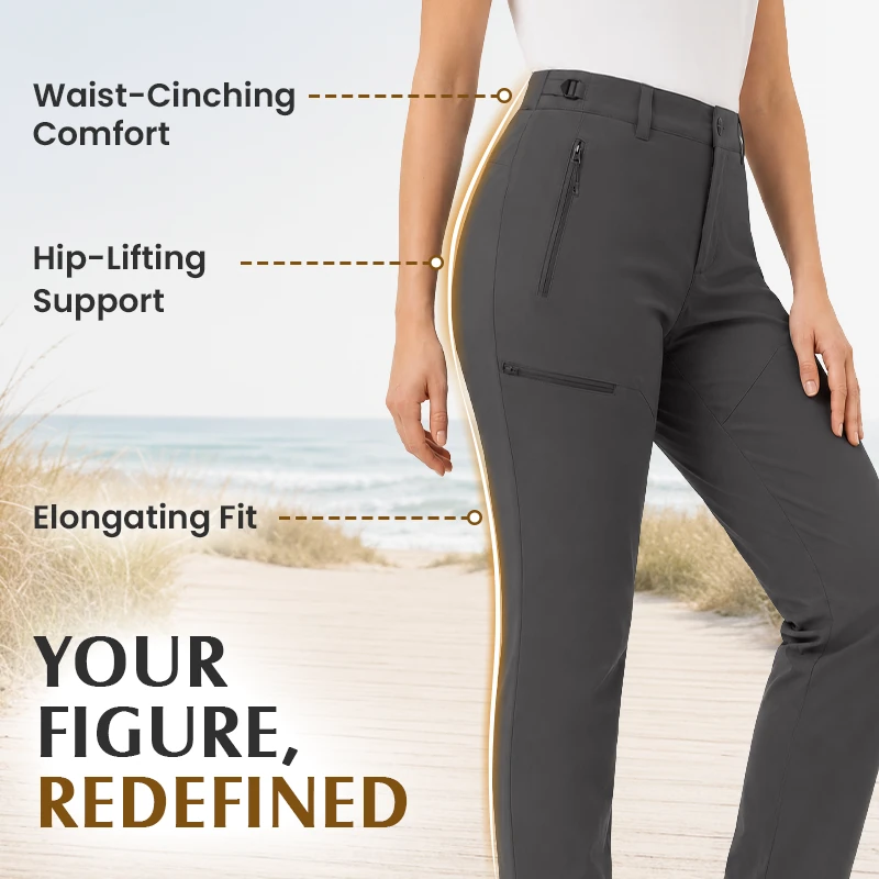 Trelovia - Women's Stretch Flex-Fit Outdoor Utility Pants