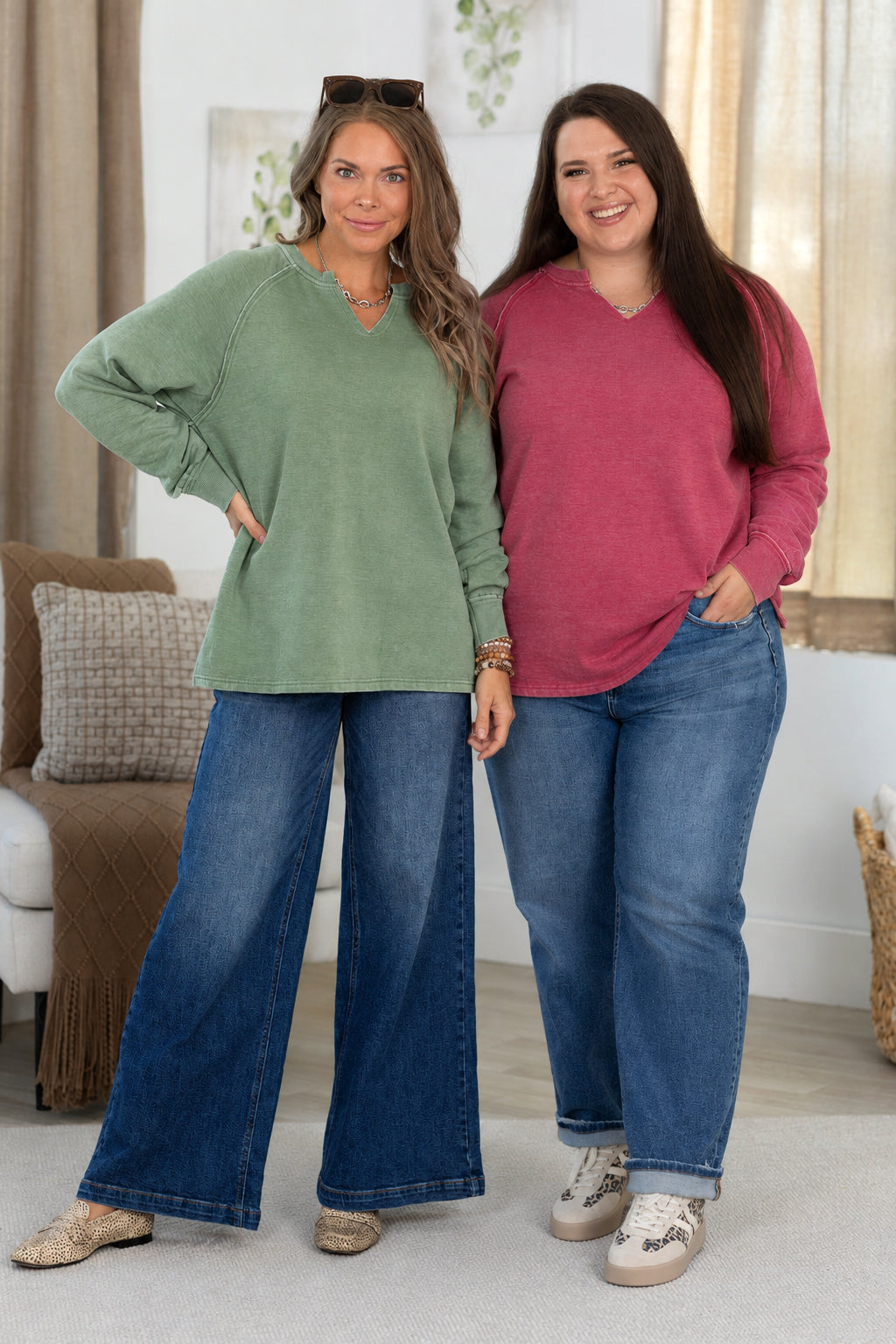 🔥 Limited-Time Deal – Cozy Campfire Notch Neck Sweatshirt