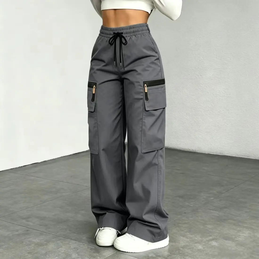 ⚡ FINAL SALE 🔥 10 FOR ONLY $23! Women’s Lightweight Loose-Fit Cargo Pants with Multiple Pockets – Limited-Time Clearance Deal