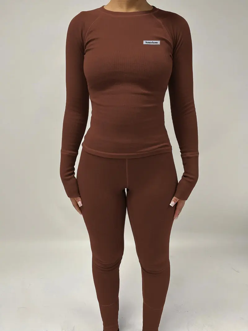 Women's Letter Patched Raglan Sleeve Knitted Tee & Skinny Pants Set, Casual Long Sleeve Round Neck T-shirt & Trousers Two-piece Set Casual Style Set for Fall & Winter Outfit Womenswear Clothes Women's Letter Patched Raglan Sleeve Knitted Tee & Skinny Pants Set, Casual Long Sleeve Round Neck T-shirt & Trousers Two-piece Set Casual Style Set for Fall & Winter Outfit Womenswear Clothes