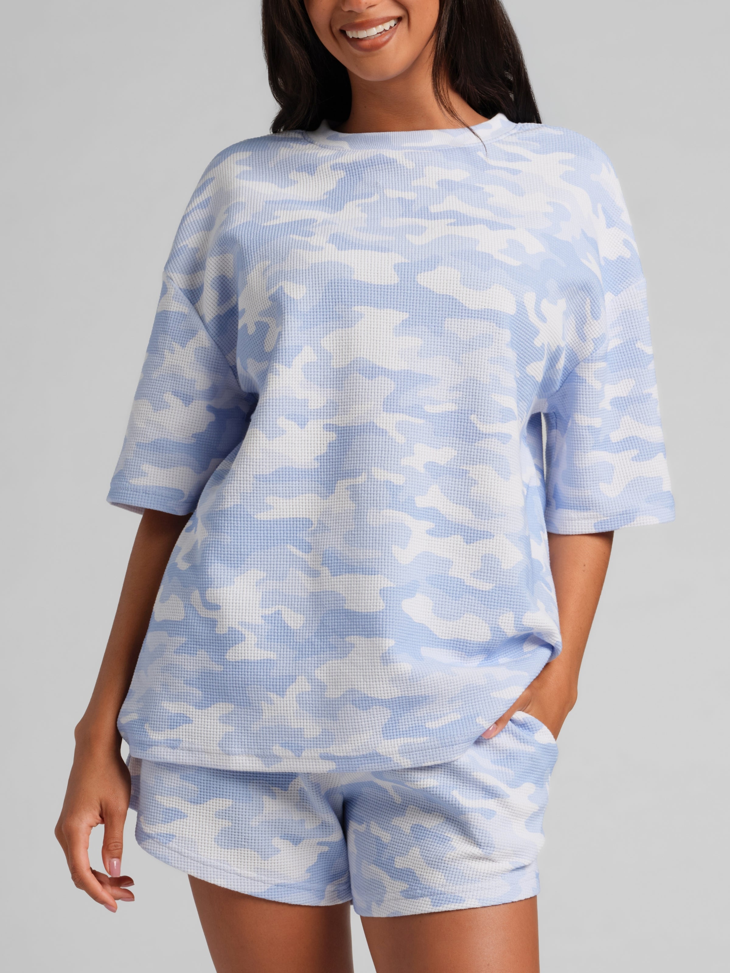 🔥 CLEARANCE SALE | 12-Pack Women’s Comfy T-Shirt & Shorts Sets – Only $26.99
