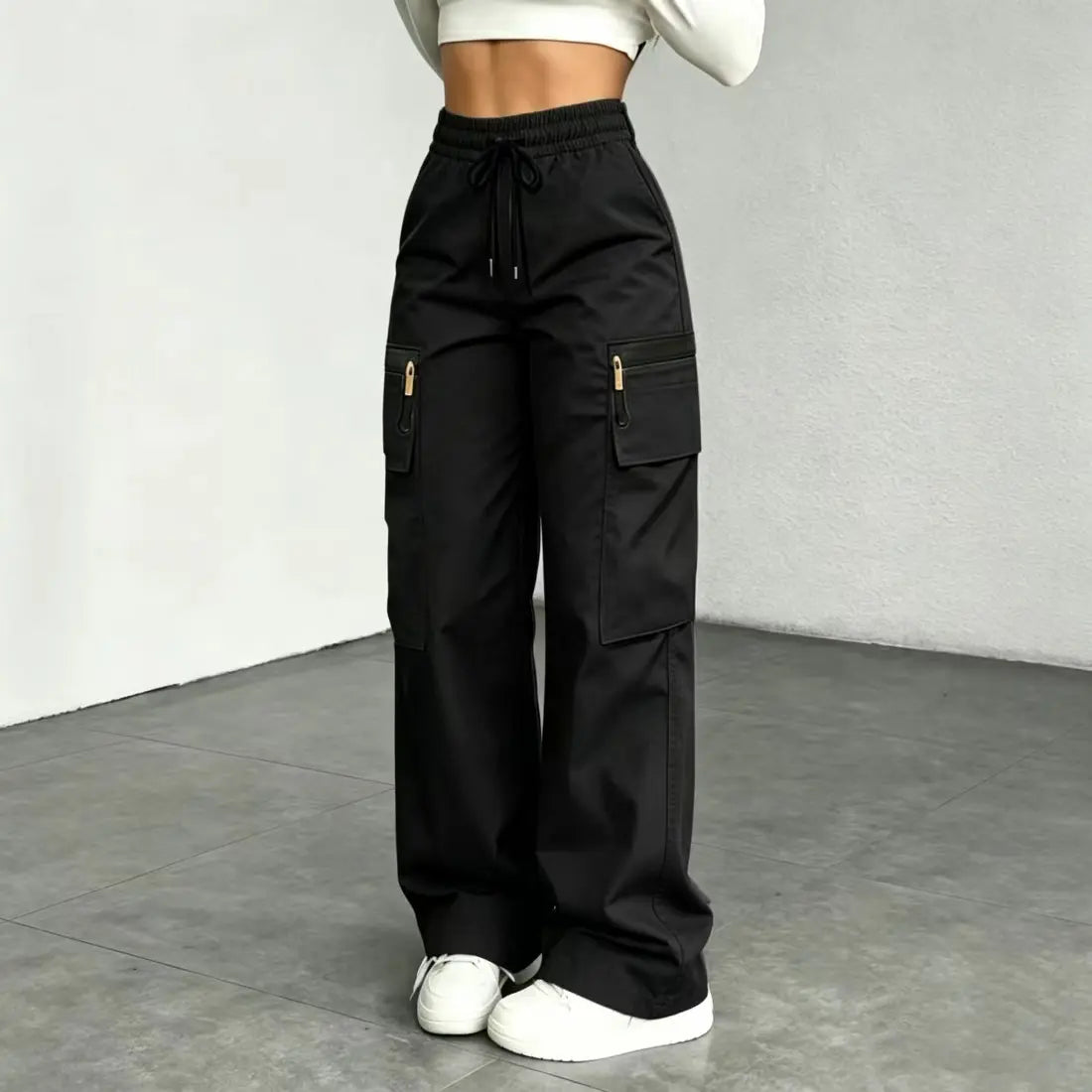 ⚡ FINAL SALE 🔥 10 FOR ONLY $23! Women’s Lightweight Loose-Fit Cargo Pants with Multiple Pockets – Limited-Time Clearance Deal