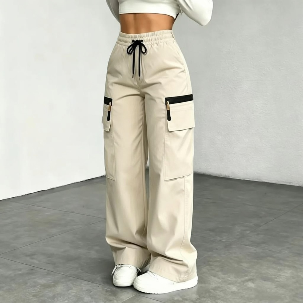 ⚡ FINAL SALE 🔥 10 FOR ONLY $23! Women’s Lightweight Loose-Fit Cargo Pants with Multiple Pockets – Limited-Time Clearance Deal