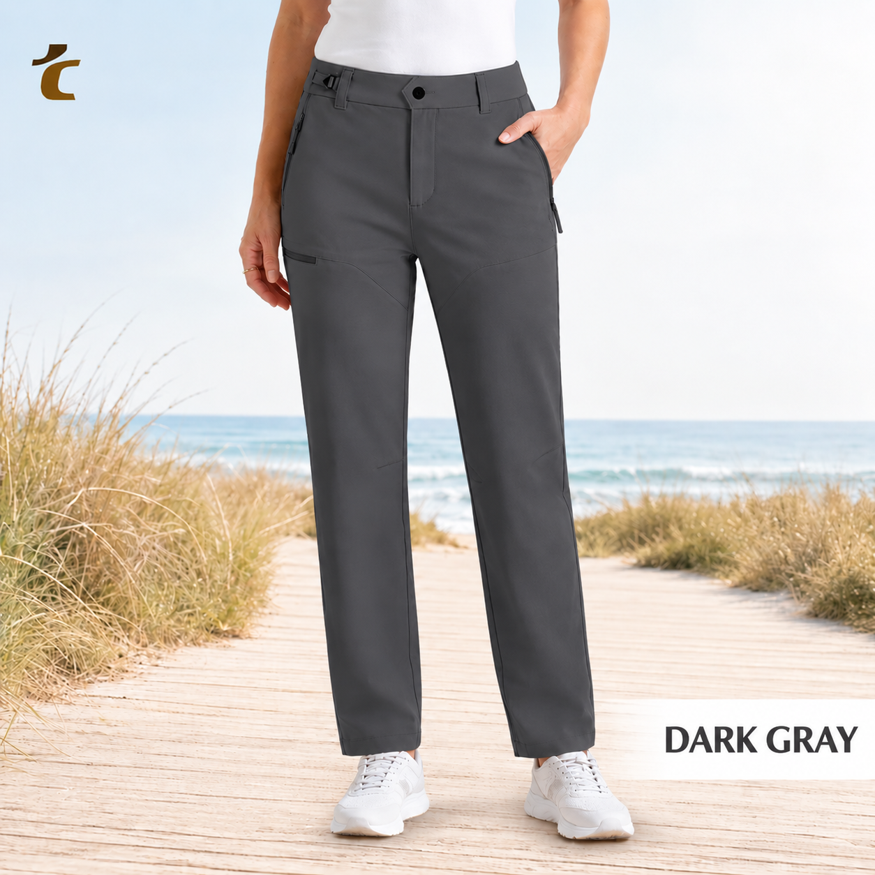 Trelovia - Women's Stretch Flex-Fit Outdoor Utility Pants